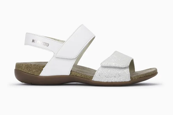 Mephisto Women's Agave Shoes - White Silk Jaguar in Size 6