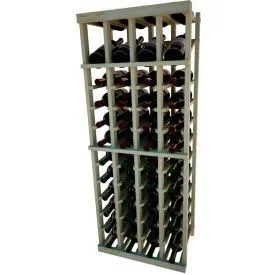 Wine cellar Innovations Individual Bottle Wine Rack - 4 Column w/Top Display, 4 ft High - Light, Pine