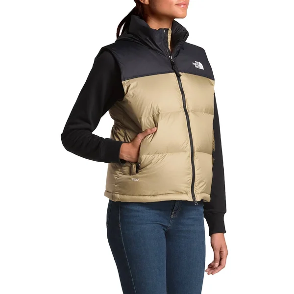 Women's The North Face 1996 Retro Nuptse Vest 2019 - Large Khaki