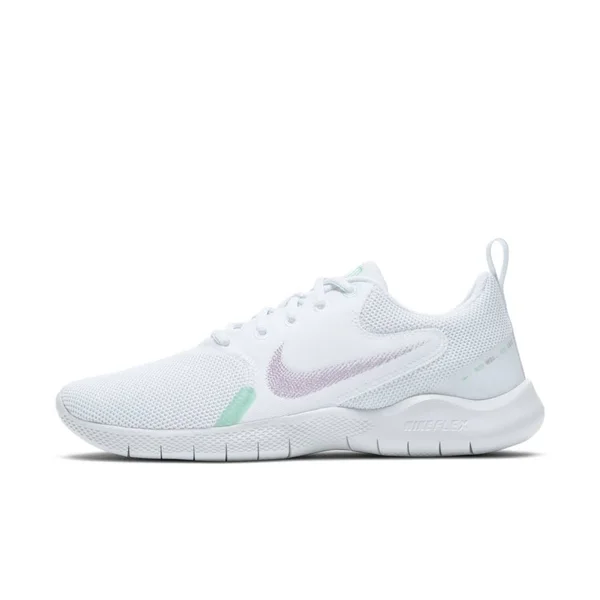 Nike Flex Experience Run 10 Women's Running Shoes in White, Size: 5, CI9964-101