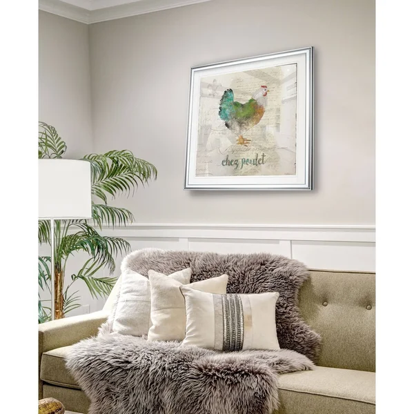 Snowman -Framed Giclee Print - 38 x 38