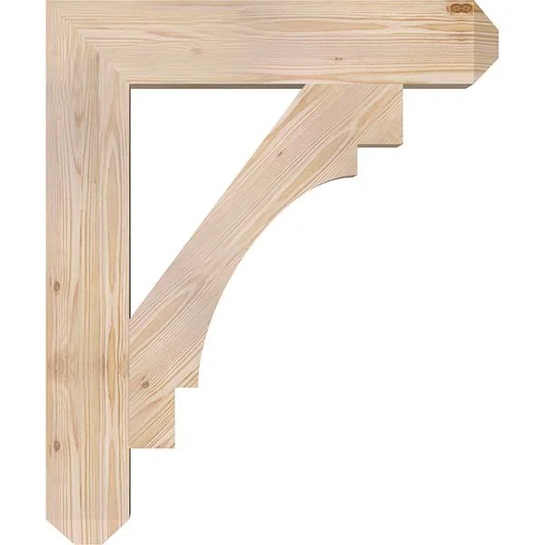 5 1/2x22W x 30x22D x 36x22H Merced Craftsman Smooth BRACKET, Douglas Fir