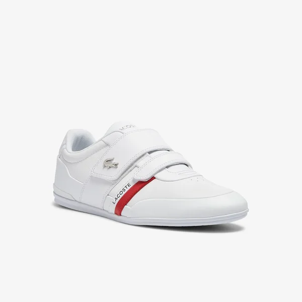 Lacoste Misano Strap 0721 1 Men's Shoes White/Red : 13 M