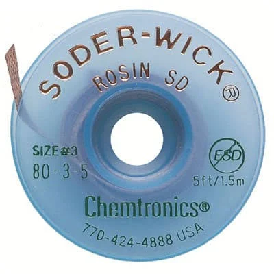Chemtronics 80-3-5 Desoldering Braid, Wick