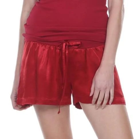 PJ Harlow Mikel Satin Boxer - Red (PJSB5) Xs