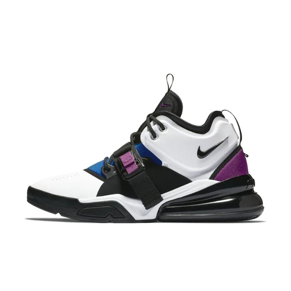 Nike Men's Air Force 270, White/Black-Lyon Blue
