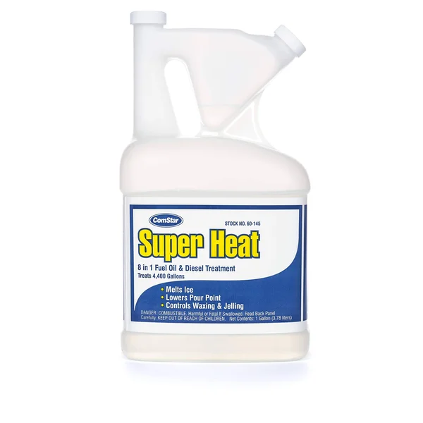 Comstar 60-145 Super Heat 8-in-1 HEATING and Fuel Oil Treatment (Tip and Pour Bottle), 1 Gallon